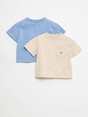 Lot de 2 T-shirts à manches courtes
