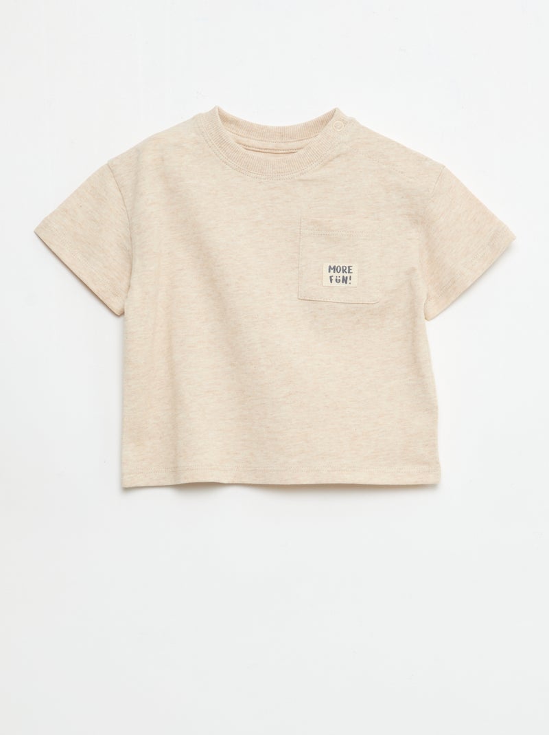 Lot de 2 T-shirts à manches courtes Bleu - Kiabi