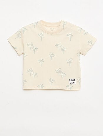 Lot de 2 T-shirts à manches courtes en jersey de coton