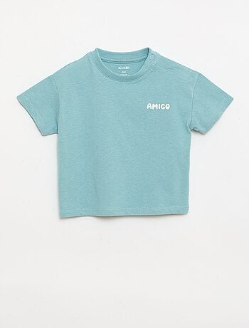 Lot de 2 T-shirts à manches courtes en jersey de coton