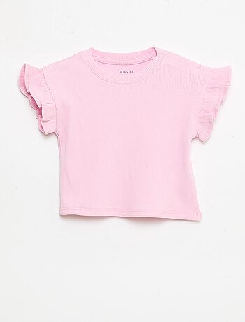 Lot de 2 T-shirts à manches courtes en jersey de coton