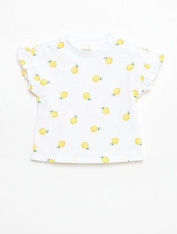 Lot de 2 T-shirts à manches courtes en jersey de coton