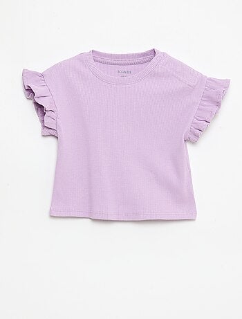Lot de 2 T-shirts à manches courtes en jersey de coton