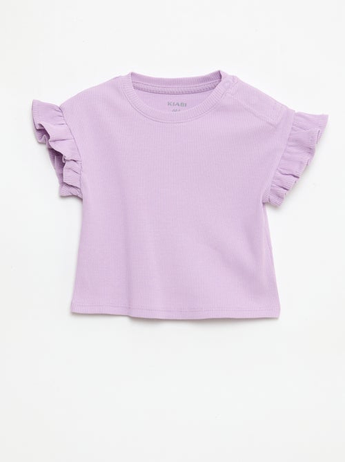 Lot de 2 T-shirts à manches courtes en jersey de coton - Kiabi