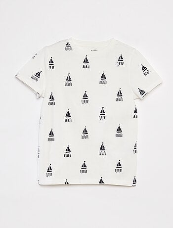 Lot de 2 t-shirts à manches courtes et col rond