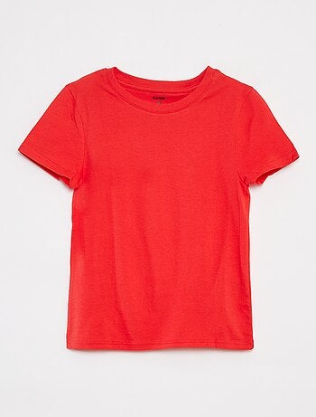 Lot de 2 t-shirts à manches courtes et col rond