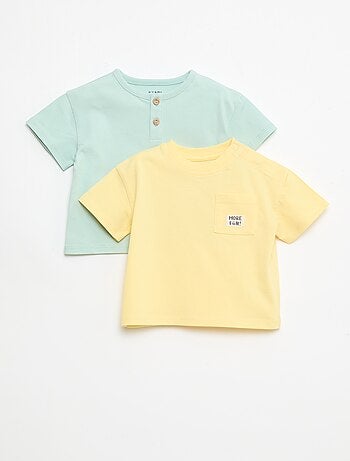 Lot de 2 T-shirts à manches courtes