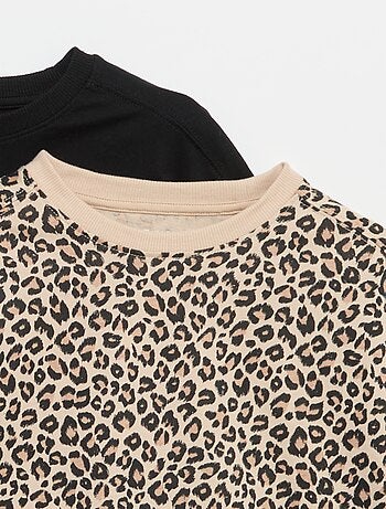 Lot de 2 t-shirts à manches courtes