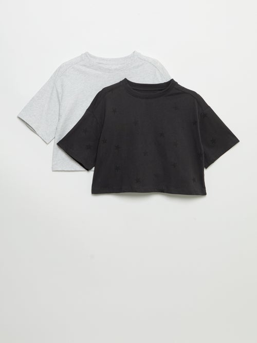 Lot de 2 t-shirts à manches courtes - Kiabi