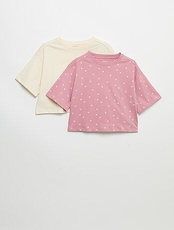 Lot de 2 t-shirts à manches courtes