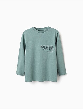 Lot de 2 T-shirts à manches longues avec imprimés