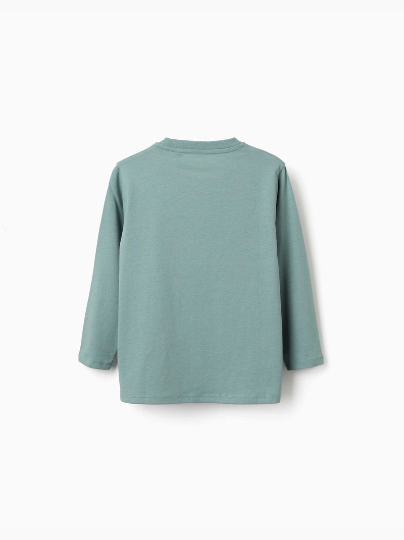 Lot de 2 T-shirts à manches longues avec imprimés Blanc - Kiabi