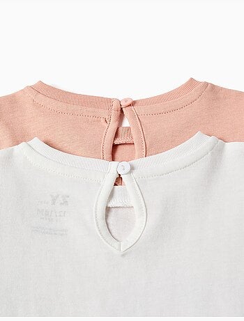 Lot de 2 T-shirts à manches longues avec imprimés de l'art