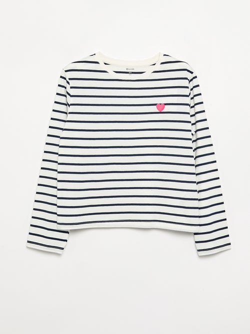 Lot de 2 T-shirts à manches longues - Kiabi