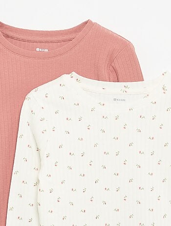Lot de 2 T-shirts à manches longues