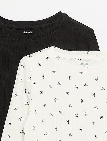 Lot de 2 T-shirts à manches longues