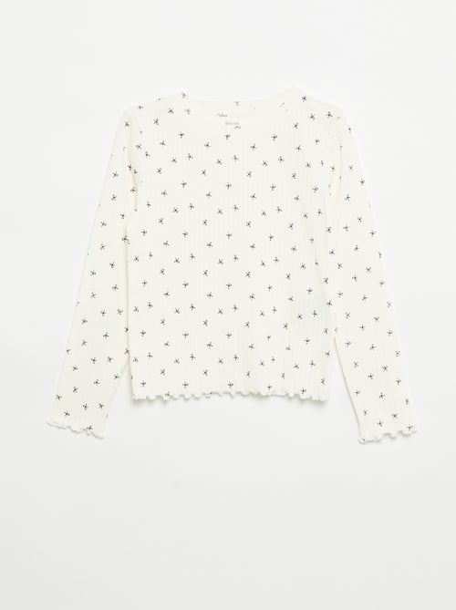 Lot de 2 T-shirts à manches longues - Kiabi