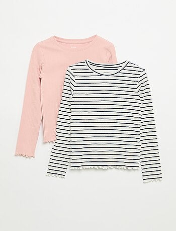 Lot de 2 T-shirts à manches longues