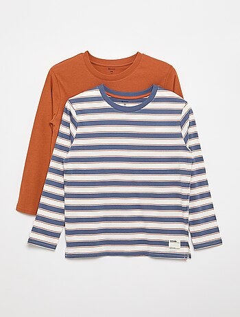 Lot de 2 T-shirts à manches longues