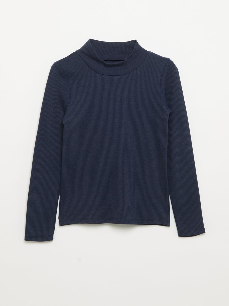 Lot de 2 T-shirts à manches longues Bleu - Kiabi