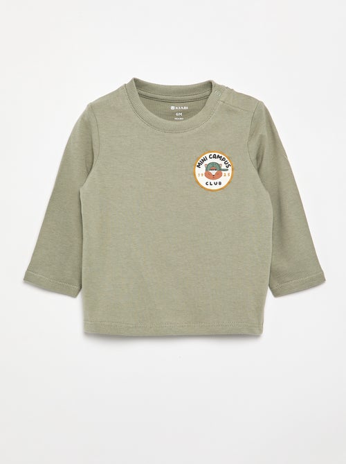 Lot de 2 T-shirts à manches longues - Kiabi Lot de 2 T-shirts à manches longues - Kiabi