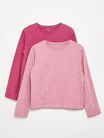 Lot de 2 T-shirts à manches longues