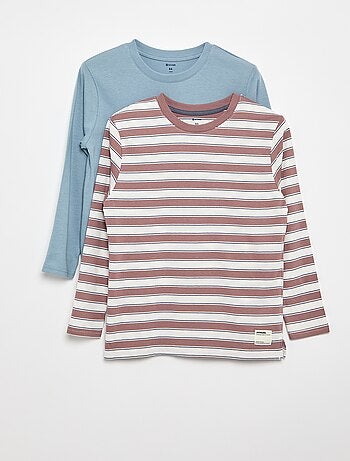 Lot de 2 T-shirts à manches longues