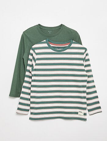 Lot de 2 T-shirts à manches longues