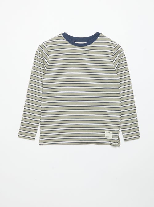 Lot de 2 T-shirts à manches longues - Kiabi