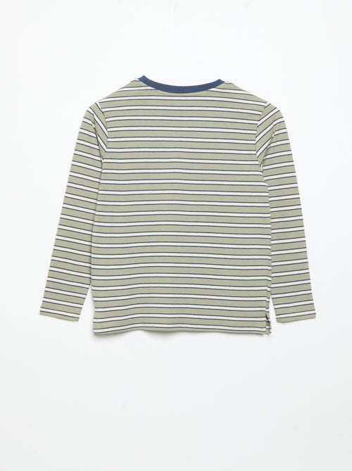 Lot de 2 T-shirts à manches longues - Kiabi