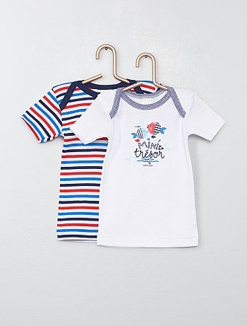 Lot de 2 t-shirts 'Absorba' thème marin