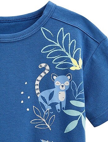 Lot 2 Bodies Lot De 2 T-shirts Manches Courtes Pour Bébé Fille - Motif Animaux Jungle - 100% Coton Doux Vêtement Bébé Coton