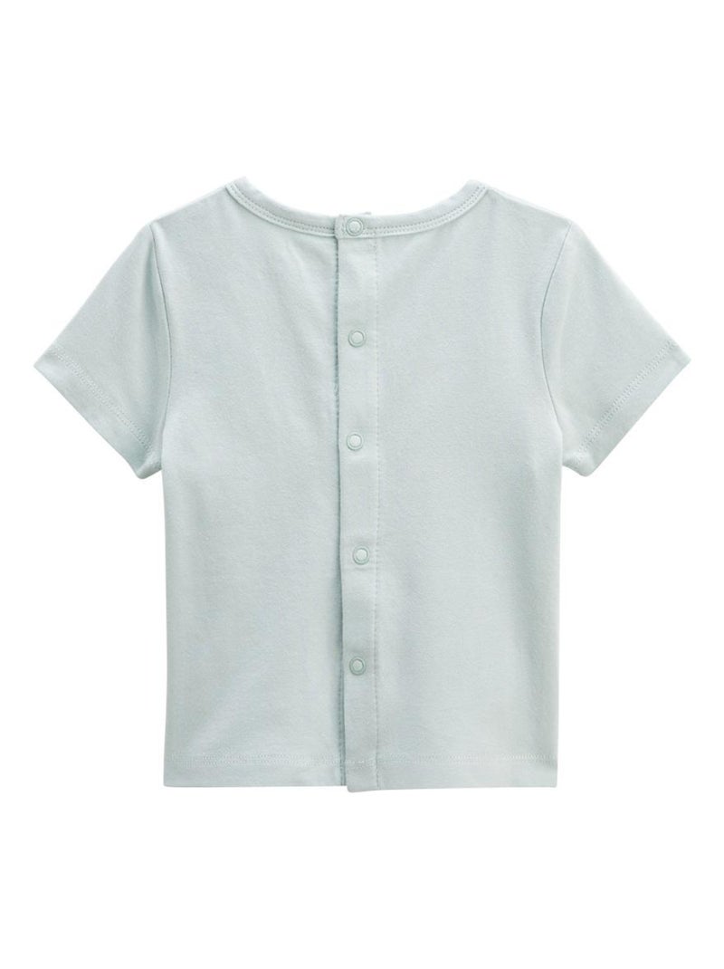 Lot de 2 t-shirts bébé manches courtes Kimi Ecru - Kiabi