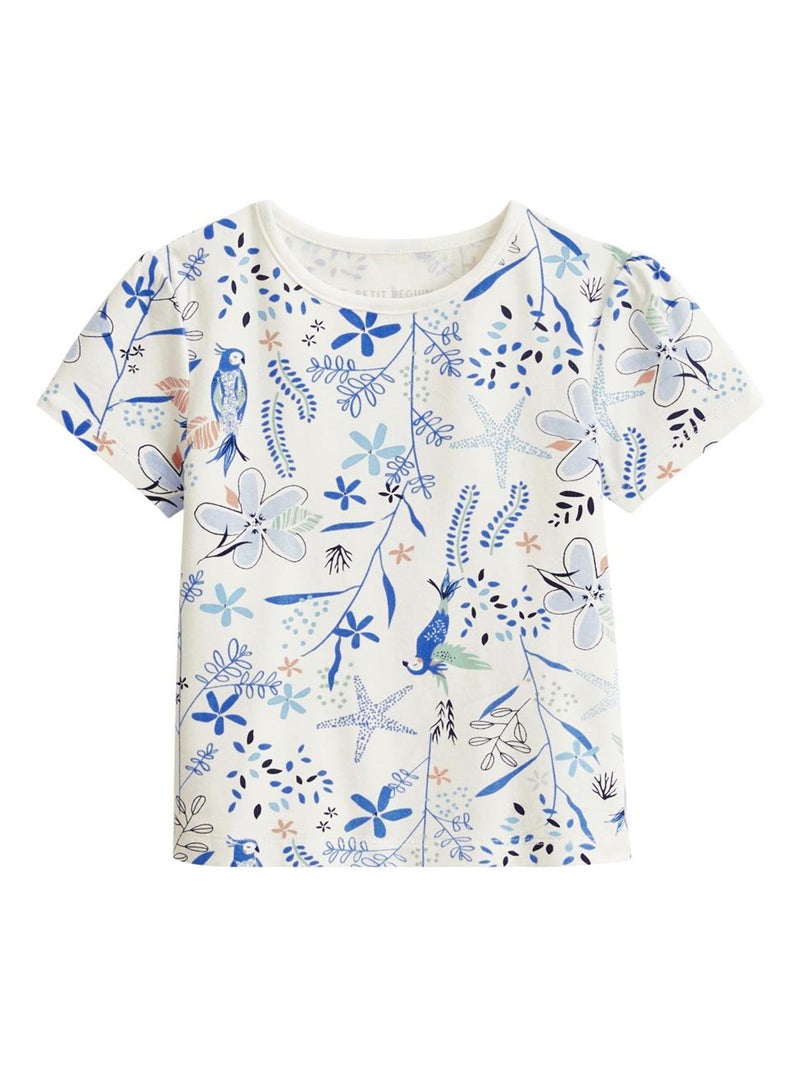 Lot de 2 t-shirts bébé manches courtes Océan d'amour Bleu - Kiabi