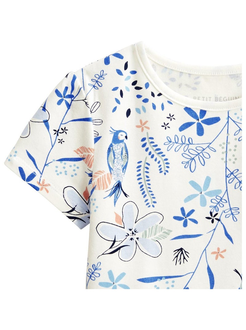 Lot de 2 t-shirts bébé manches courtes Océan d'amour Bleu - Kiabi