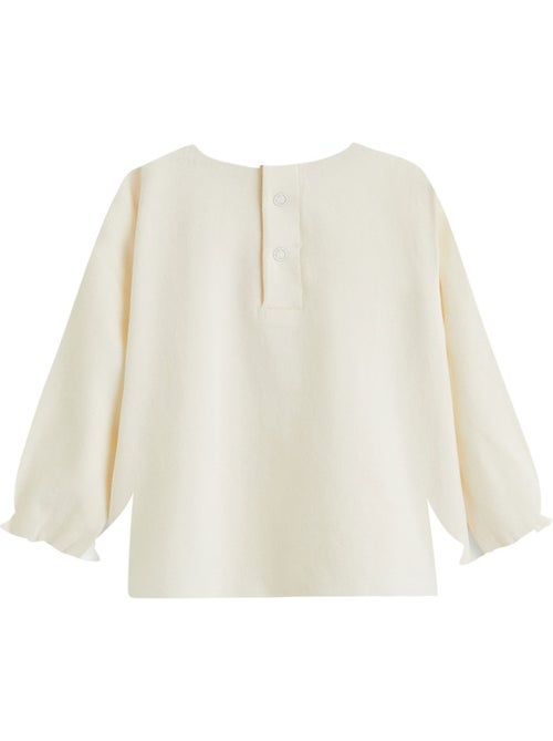 Lot de 2 t-shirts bébé manches longues aimée - Kiabi