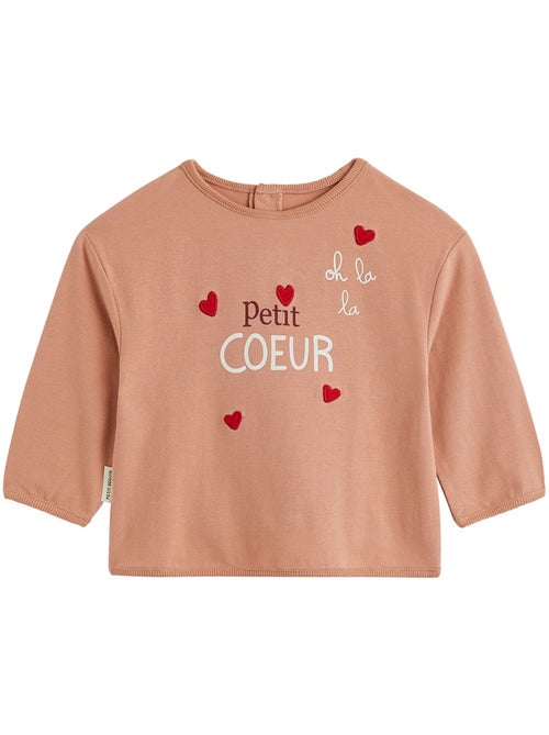 Lot de 2 t-shirts bébé manches longues Aimée - Kiabi