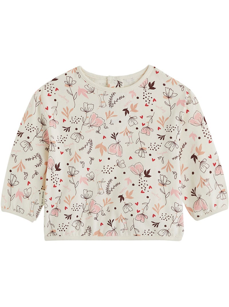 Lot de 2 t-shirts bébé manches longues Aimée Rose - Kiabi