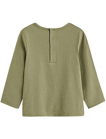 Lot de 2 t-shirts bébé manches longues ginkgo