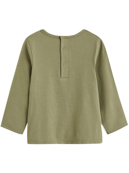 Lot de 2 t-shirts bébé manches longues ginkgo - Kiabi Lot de 2 t-shirts bébé manches longues ginkgo - Kiabi