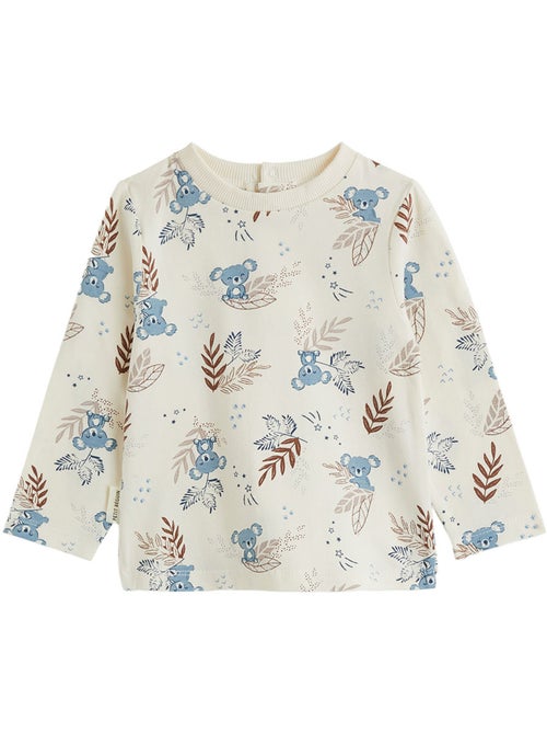 Lot de 2 t-shirts bébé manches longues mathéo - Kiabi Lot de 2 t-shirts bébé manches longues mathéo - Kiabi