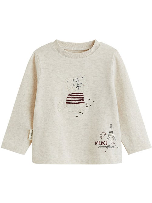 Lot de 2 t-shirts bébé manches longues pistache - Kiabi Lot de 2 t-shirts bébé manches longues pistache - Kiabi