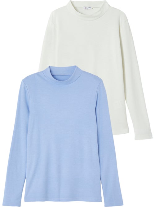 Lot de 2 t-shirts col rond - damart - Kiabi Lot de 2 t-shirts col rond - damart - Kiabi