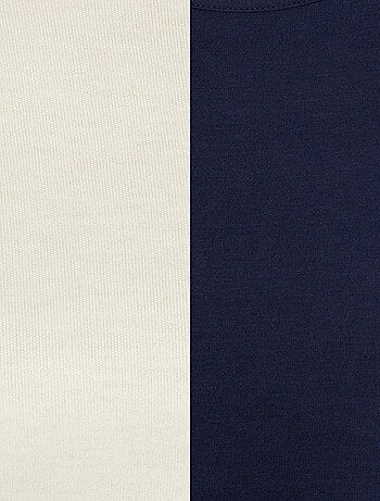 Lot de 2 t-shirts col rond - Damart