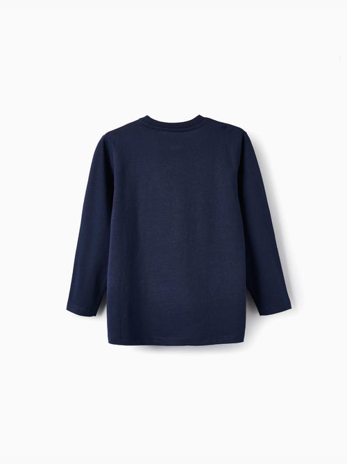 Lot de 2 T-Shirts en Coton à Manches Longues - Kiabi