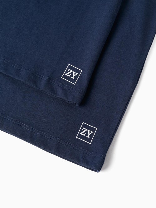 Lot de 2 T-Shirts en Coton à Manches Longues - Kiabi