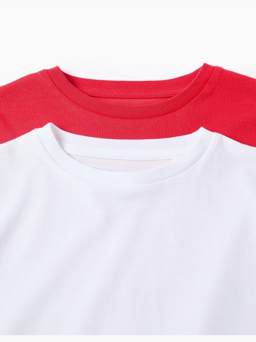 Lot de 2 T-Shirts en Coton à Manches Longues - Kiabi