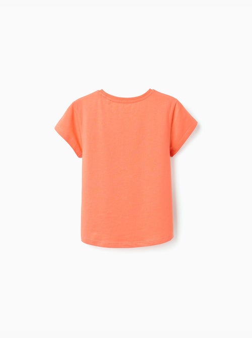Lot de 2 T-shirts en coton avec imprimé palmiers - Kiabi