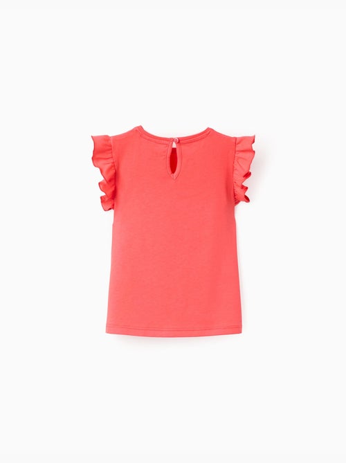 Lot de 2 T-shirts en coton avec imprimé palmiers - Kiabi