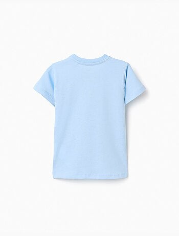Lot de 2 T-shirts en coton avec imprimés plage